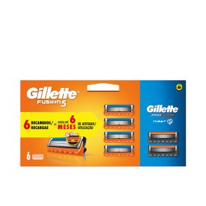 GILLETTE : FUSION 5 charger 4 refills + PROGLIDE 2 refills