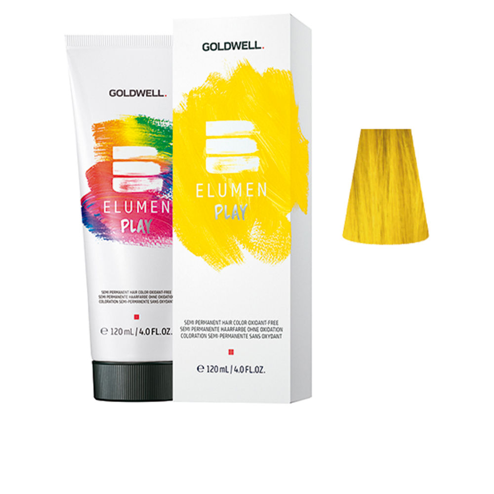 GOLDWELL : ELUMEN PLAY semi permanent hair color oxidant-free #yellow 120 ml