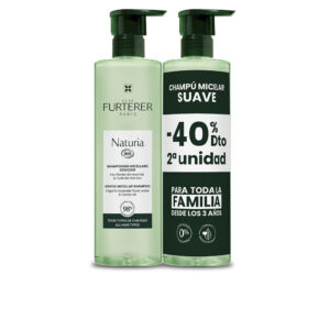 RENE FURTERER : NATURIA ultra-gentle micellar shampoo without sulfates pack 2 x 400 ml