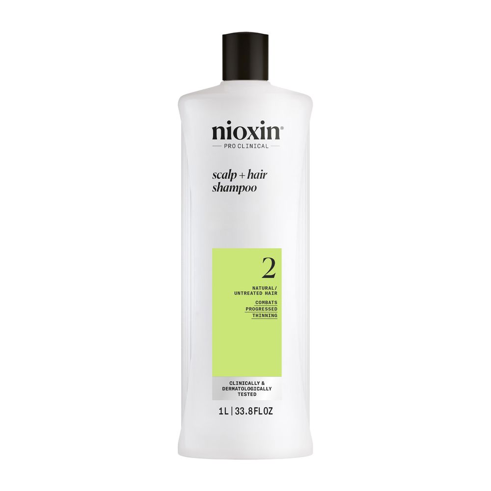 NIOXIN : SYSTEM 2 - Shampoo - Natural Hair with Advanced Weakening 1000 ml