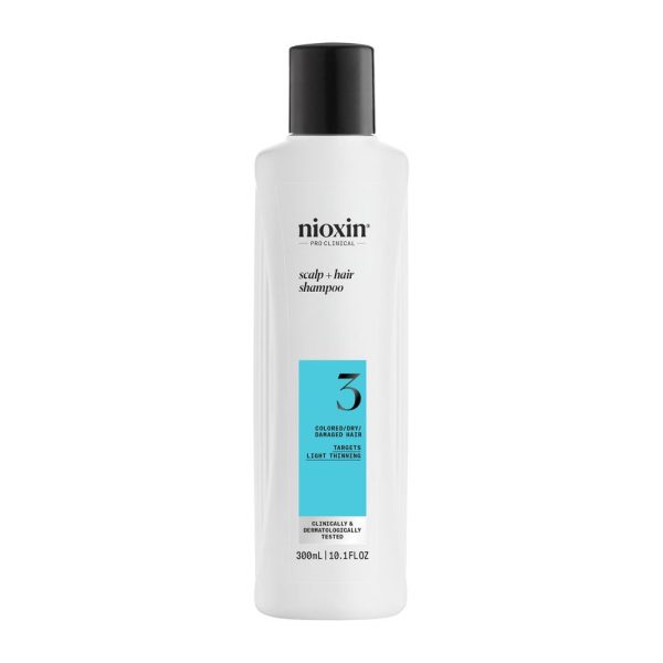 NIOXIN : SYSTEM 3 - Shampoo - Dyed and Damaged Hair with Mild Weakening 300 ml