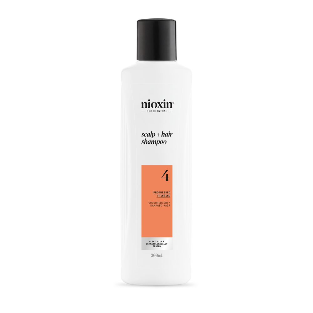 NIOXIN : SYSTEM 4 - Shampoo - Dyed and Damaged Hair with Advanced Weakening 300 ml