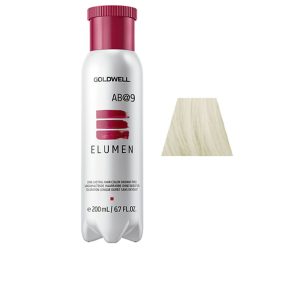 GOLDWELL : ELUMEN long lasting hair color oxidant free #AB@9 200 ml