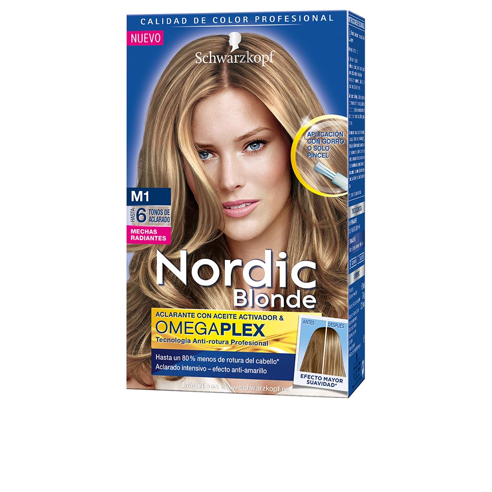 SCHWARZKOPF MASS MARKET : NORDIC BLONDE M1 mechas radiantes