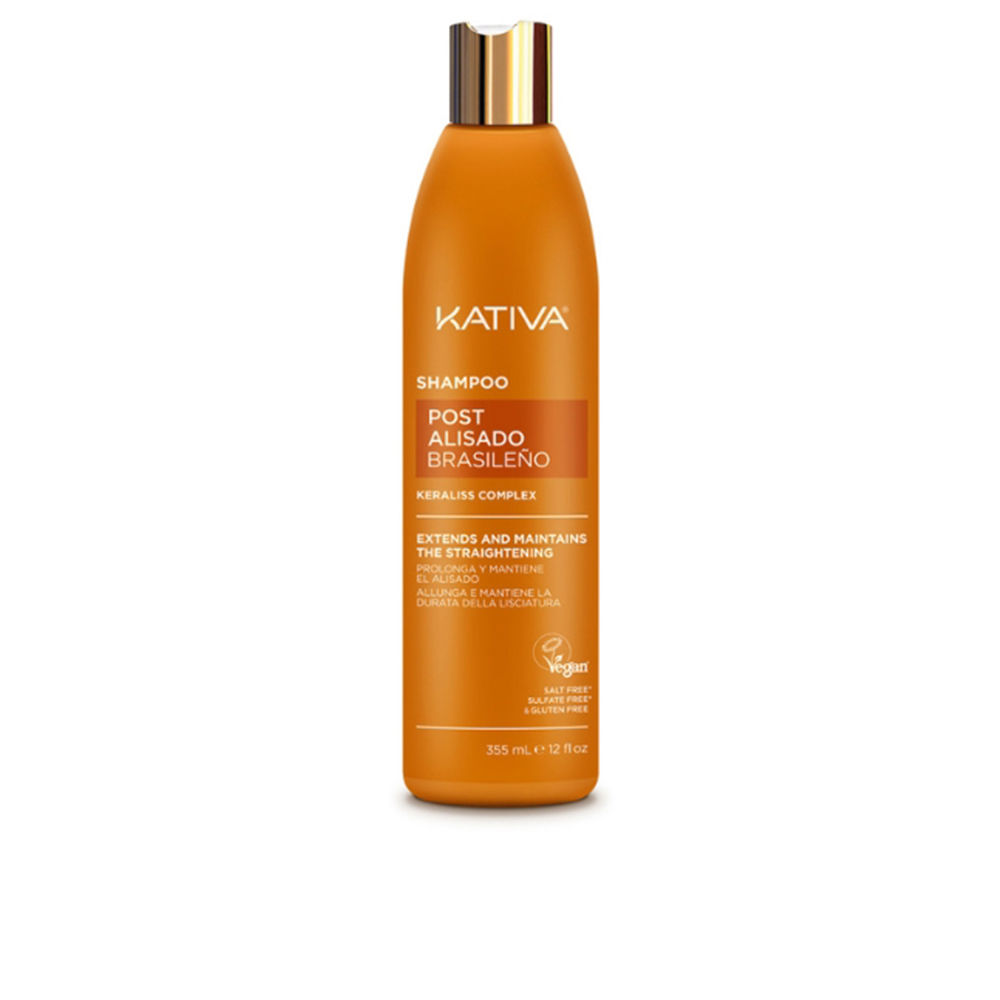 KATIVA : KERATIN POST STRAIGHTENING shampoo 355 ml
