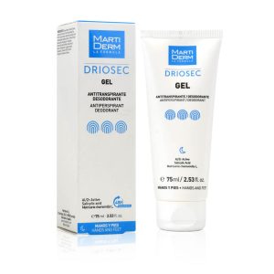 MARTIDERM : DRIOSEC antiperspirant gel for hands and feet 75 ml