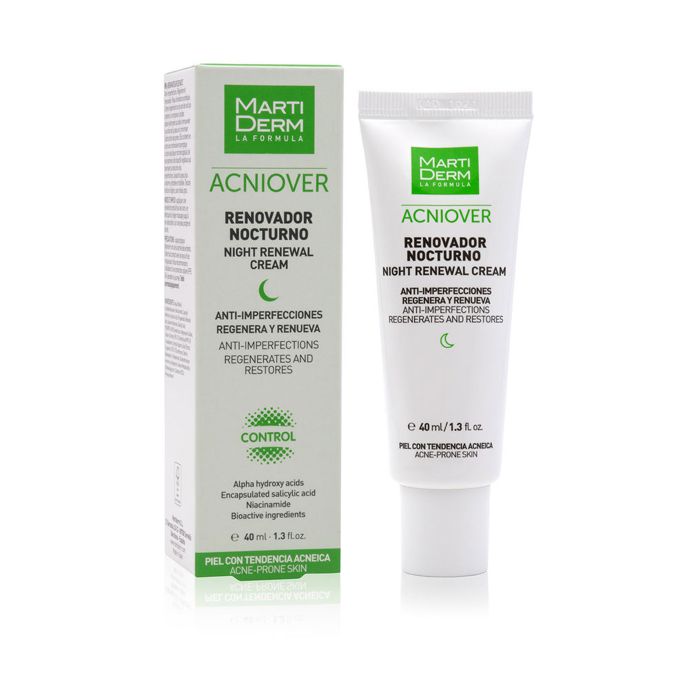 MARTIDERM : ACNIOVER night renewer 40 ml