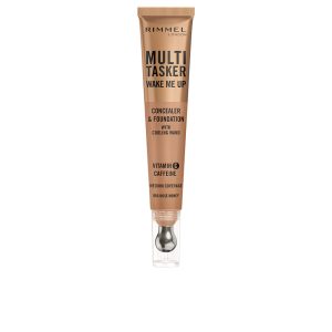 RIMMEL LONDON : MULTITASKER WAKE ME UP concealer and foundation #Rose Honey 20 ml