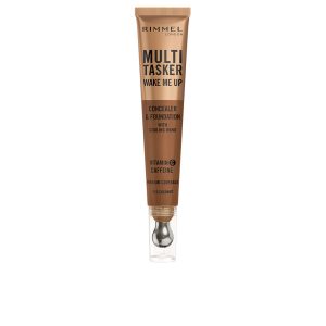 RIMMEL LONDON : MULTITASKER WAKE ME UP concealer and foundation #Warm Coconut 20 ml