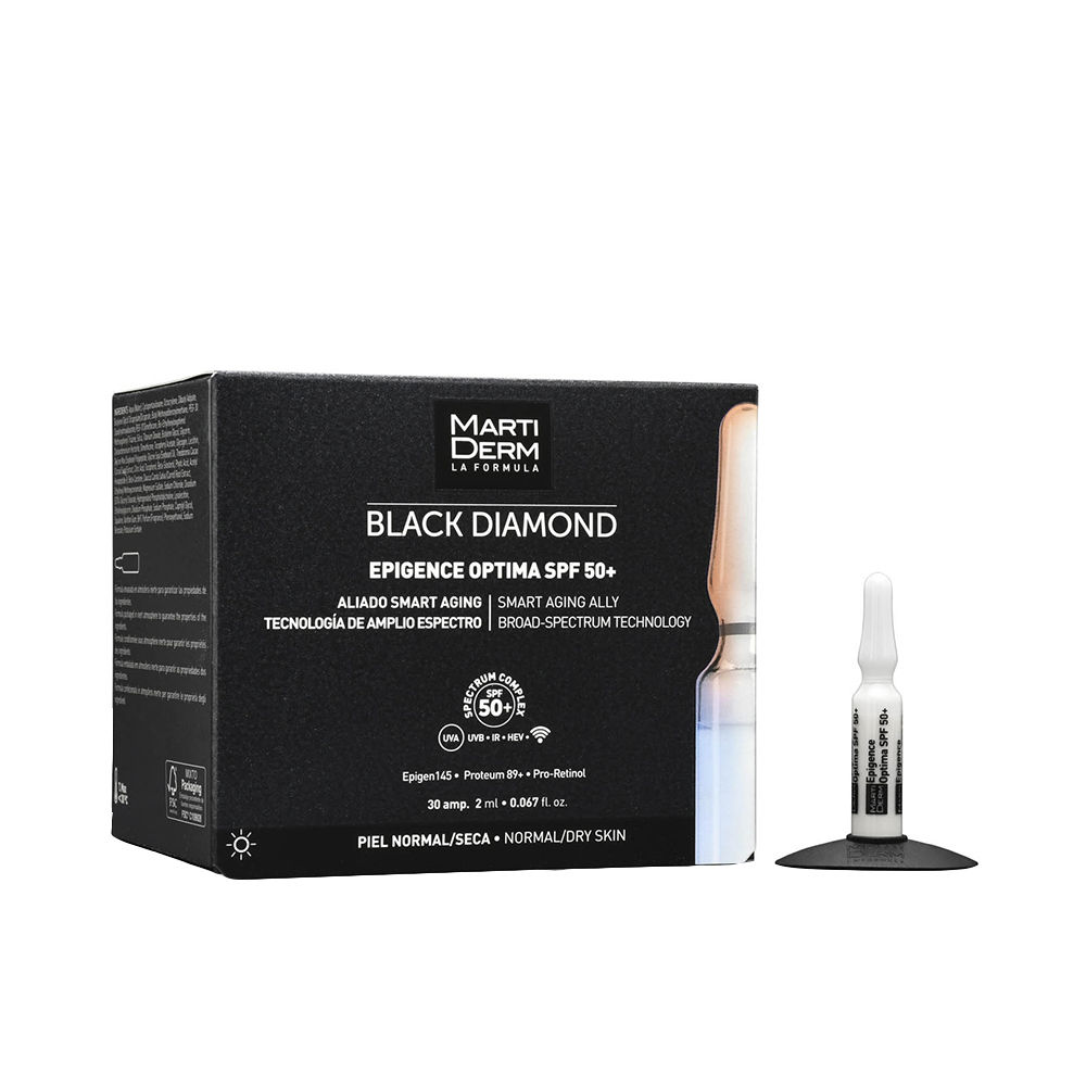 MARTIDERM : BLACK DIAMOND EPIGENCE OPTIMA ampoules for normal-dry skin SPF50+ 30 x 2 ml
