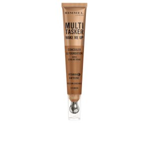 RIMMEL LONDON : MULTITASKER WAKE ME UP concealer and foundation #Mocha 20 ml