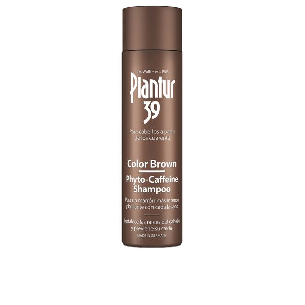 PLANTUR 39 : PHYTO-CAFFEINE COLOR BROWN anti-hair loss shampoo for brown hair 250 ml
