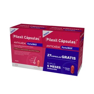 PILEXIL : PILEXIL FORTE MAX anti-hair loss capsules pack 2 x 90 units