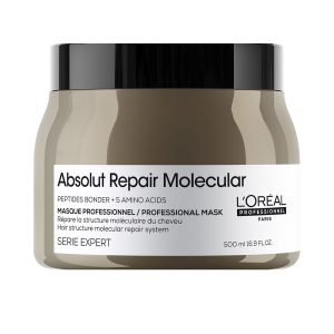 L'ORÉAL PROFESSIONNEL PARIS : ABSOLUT REPAIR MOLECULAR professional leave-in repair mask for damaged hair 500 ml