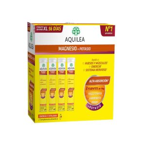 AQUILEA : MAGNESIUM+POTASSIUM effervescent tablets 56 u