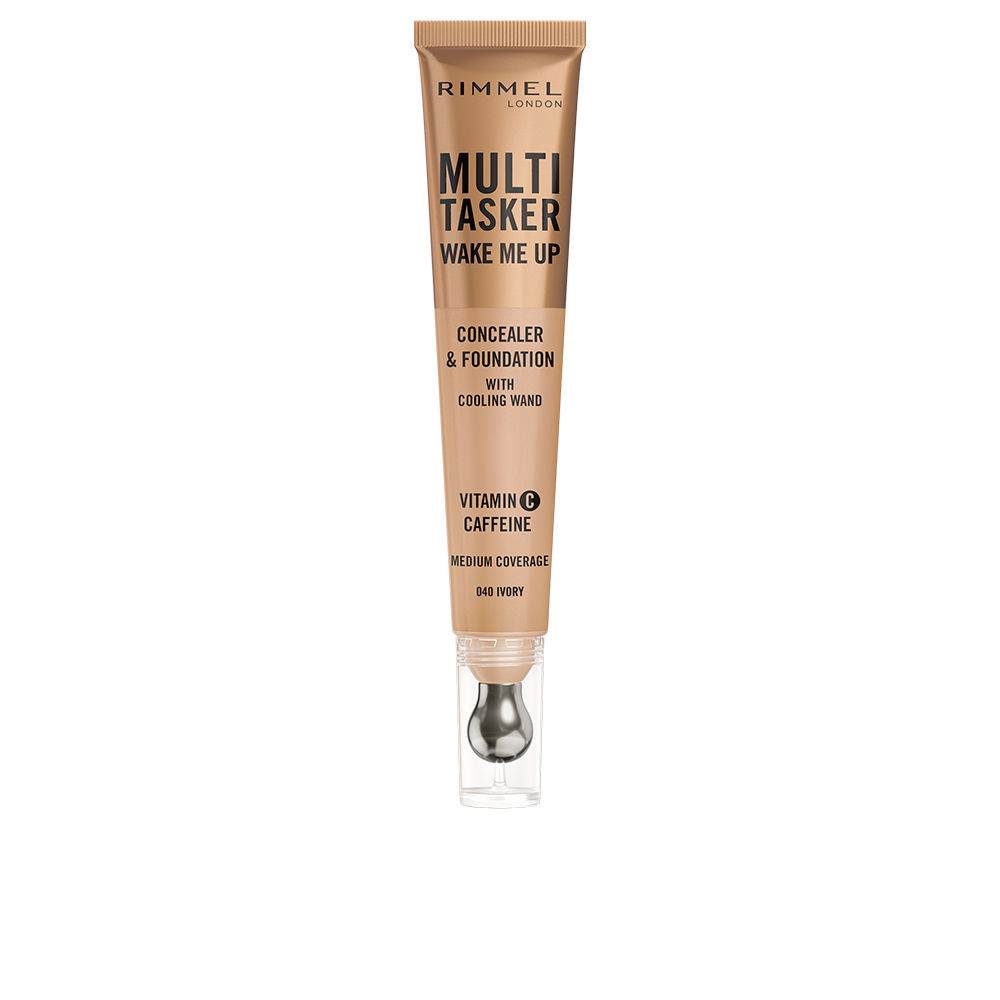 RIMMEL LONDON : MULTITASKER WAKE ME UP concealer and foundation #ivory 20 ml