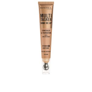 RIMMEL LONDON : MULTITASKER WAKE ME UP concealer and foundation #Sand 20 ml