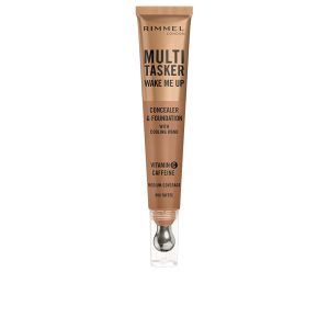 RIMMEL LONDON : MULTITASKER WAKE ME UP concealer and foundation #Toffee 20 ml