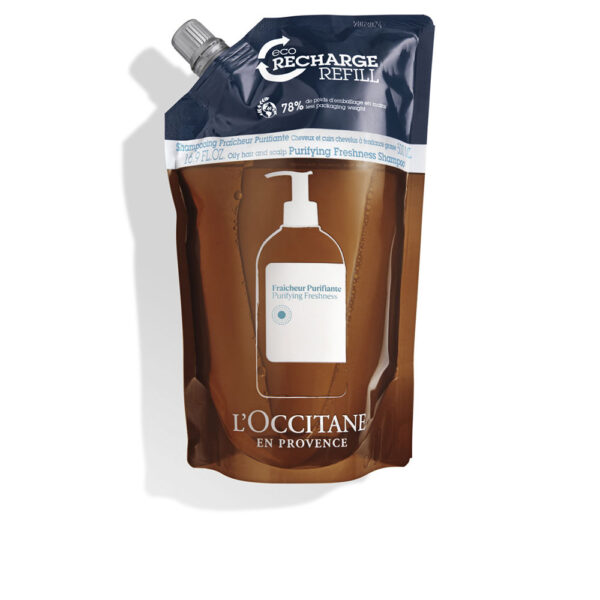 L'OCCITANE EN PROVENCE : AROMACOLOGY revitalizing freshness shampoo eco-refill 500 ml