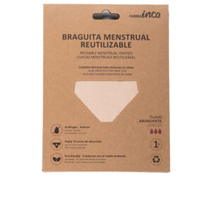 INCA : MENSTRUAL PANTIES super absorption #nude size XL 1 unit