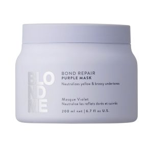 SCHWARZKOPF : BLONDME BOND REPAIR tratamiento morado 200 ml