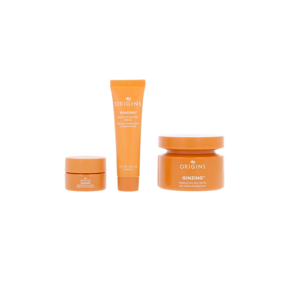ORIGINS : GINZING ENERGIZING GEL CREAM WITH CAFFEINE + NICAINAMIDE CASE 3 pcs