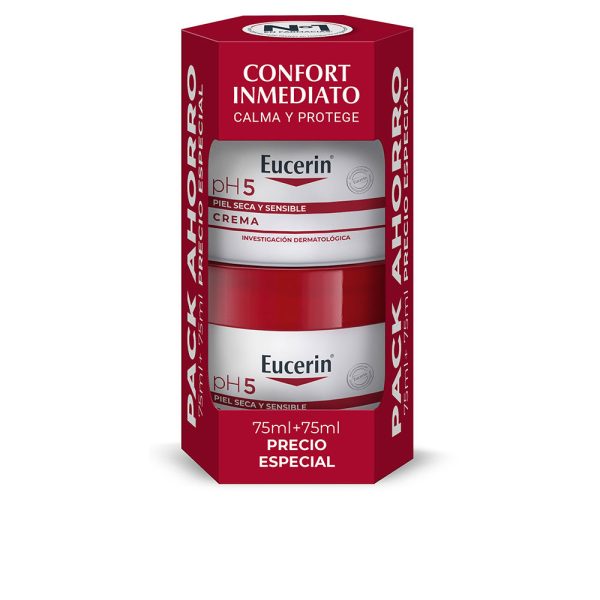 EUCERIN : PH5 sensitive skin cream pack 2 x 75 ml