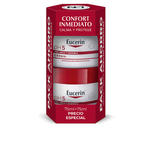 EUCERIN : PH5 sensitive skin cream pack 2 x 75 ml