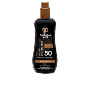 AUSTRALIAN GOLD : SUNSCREEN SPF50 spray gel with instant bronzer 237 ml