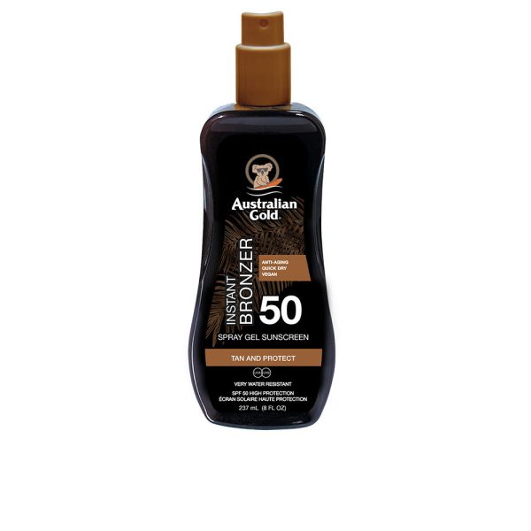 AUSTRALIAN GOLD : SUNSCREEN SPF50 spray gel with instant bronzer 237 ml