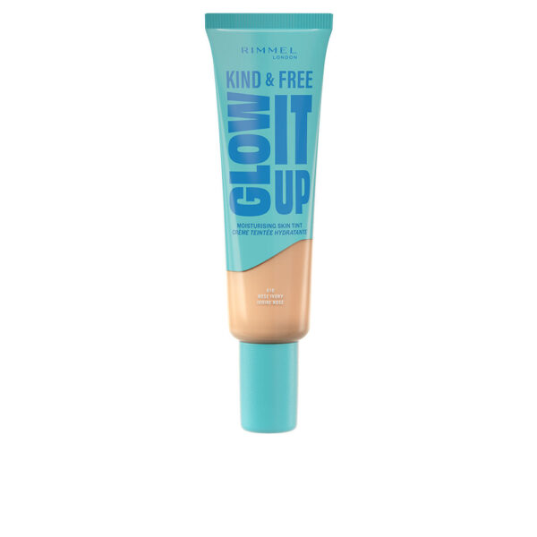 RIMMEL LONDON : KIND & FREE GLOW IT UP liquid foundation #010-Rose Ivory 30 ml