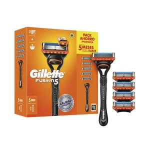 GILLETTE : FUSION 5 machine + 5 spare parts