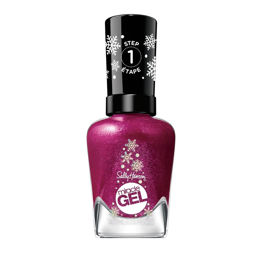 SALLY HANSEN : MIRACLE GEL HOLIDAY Nail Polish #923-Sugar Plum Kisses 9.17 ml