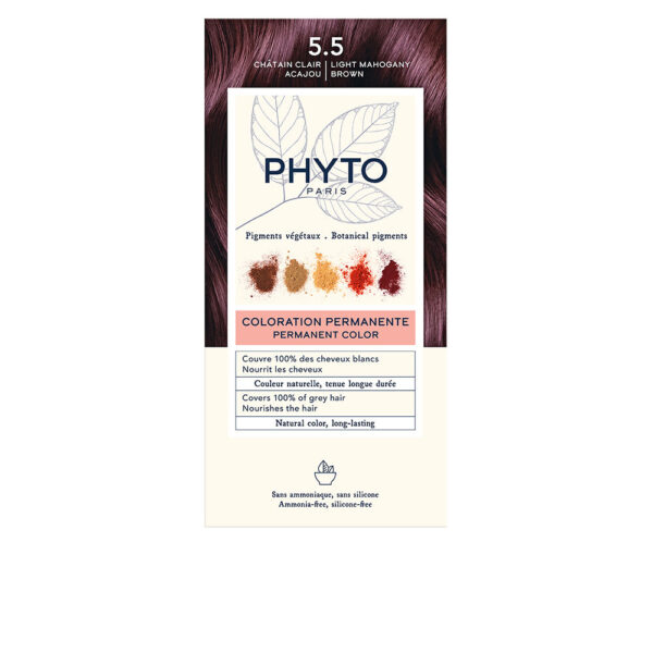 PHYTO : PHYTOCOLOR #5.5-Light Mahogany Brown 4 u