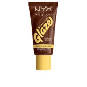 NYX PROFESSIONAL MAKE UP : BUTTERMELT GLAZE sunscreen tint + SPF30 #09-Hazelnut Butta 30 ml