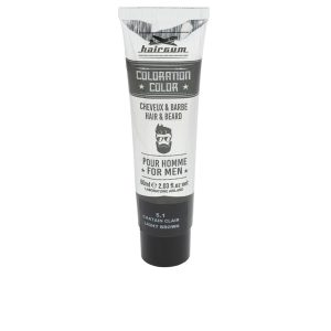 HAIRGUM : COLORATION beard and hair dye #5.1-Light Brown 60 gr