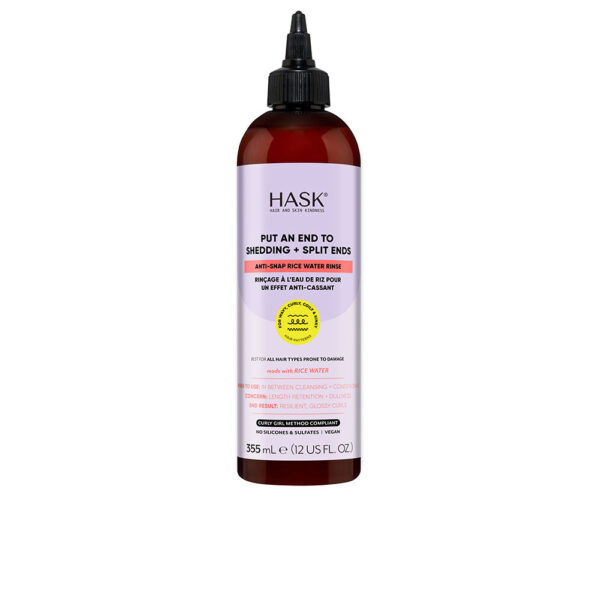 HASK : TEXTURE anti-hair loss solution with rice water 355 ml