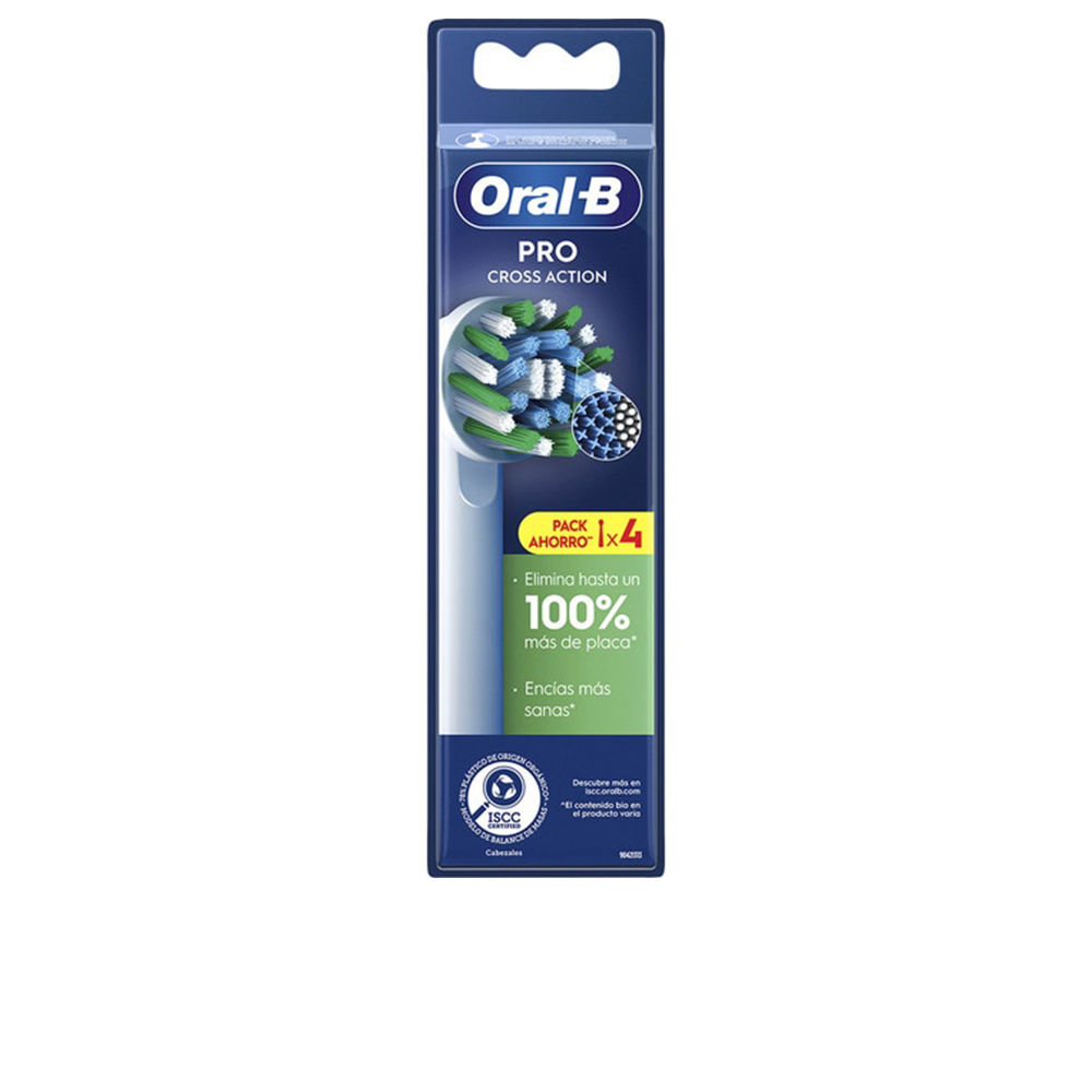 ORAL-B : CROSS ACTION heads #white 4 u