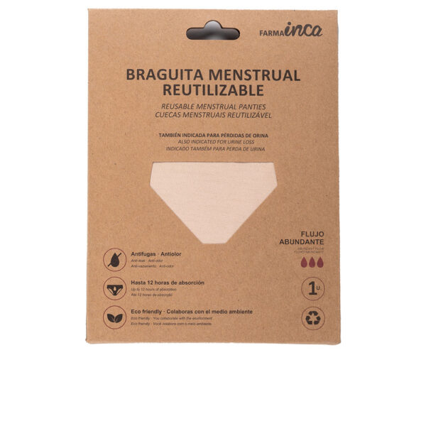 INCA : MENSTRUAL PANTIES super absorption #nude size L 1 unit