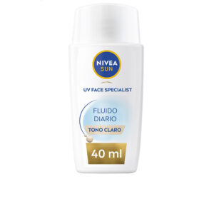 NIVEA : DAILY SUN FLUID facial protection SPF50+ #light tone 40 ml