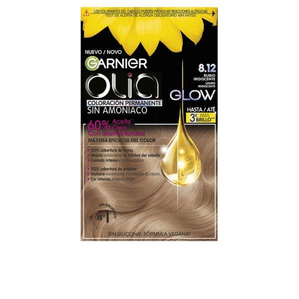 GARNIER : OLIA Permanent Color #8.12-Iridescent Blonde 3 u