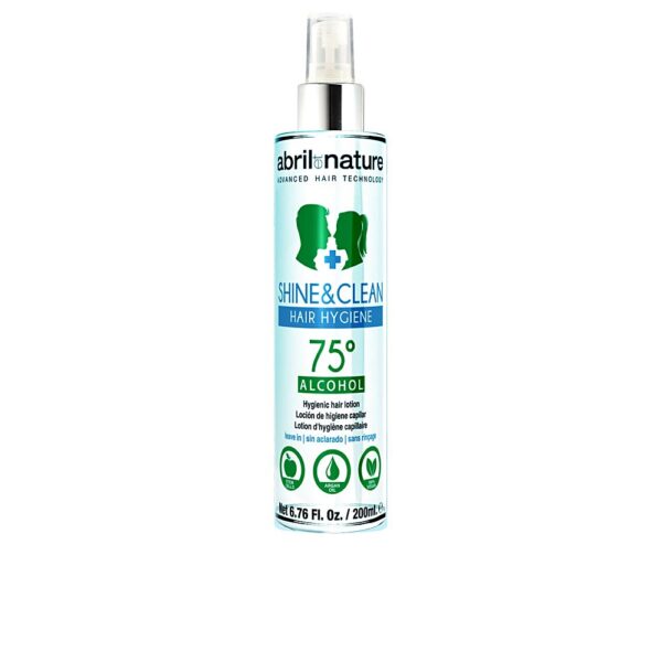 ABRIL ET NATURE : SHINE&CLEAN hair hygiene 75º alcohol 200 ml
