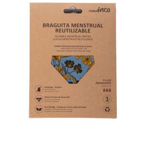 INCA : MENSTRUAL PANTIES super absorption #yellow flowers size XS 1 unit