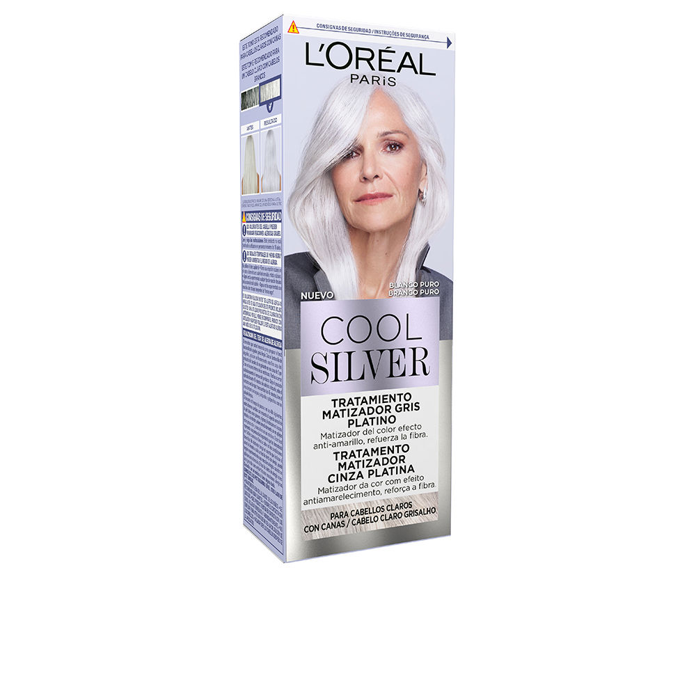 L'ORÉAL PARIS : COOL SILVER platinum gray toning treatment #Pure White 1 u