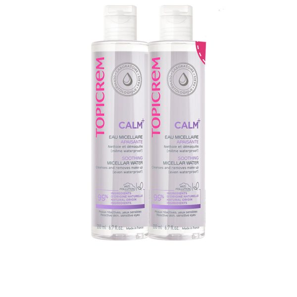 TOPICREM : CALM+ soothing micellar water pack 2 x 200 ml