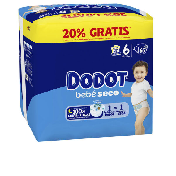 DODOT : DODOT STAGES size 6 diapers 13-18 kg 66 units