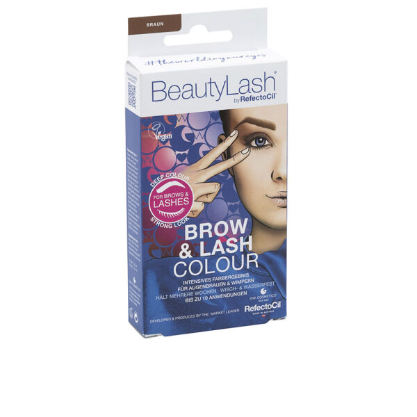 REFECTOCIL : BEAUTYLASH BROW & LASH COLOUR eyebrow and eyelash tint kit #Medium Brown 1 unit