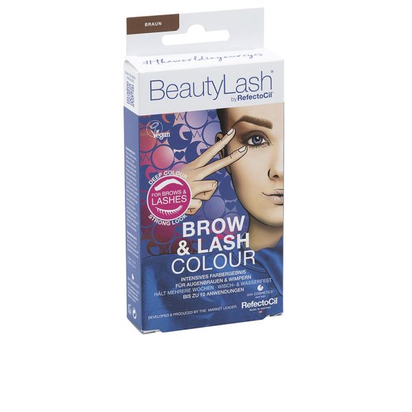 REFECTOCIL : BEAUTYLASH BROW & LASH COLOUR eyebrow and eyelash tint kit #Medium Brown 1 unit
