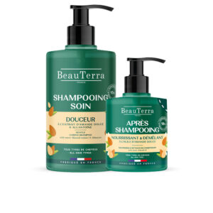 BEAUTERRA : EXTRA-DOUX FORTIFIING SHAMPOO 750 ML + CONDITIONER 500 ML PACK 2 pcs
