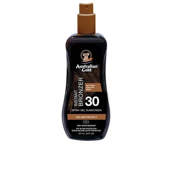 AUSTRALIAN GOLD : SUNSCREEN SPF30 spray gel with instant bronzer 237 ml